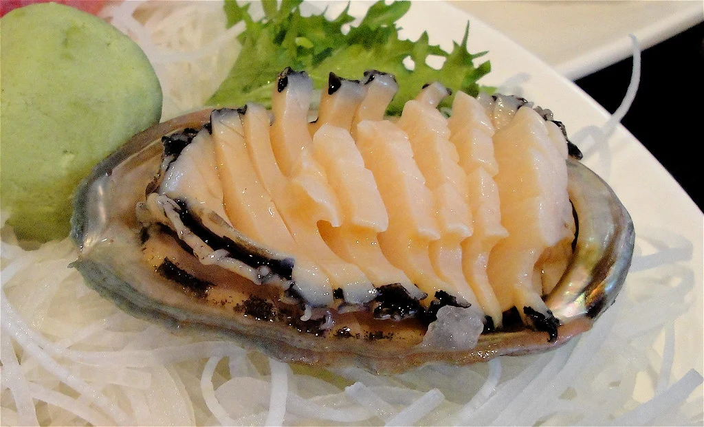 sashimi bào ngư