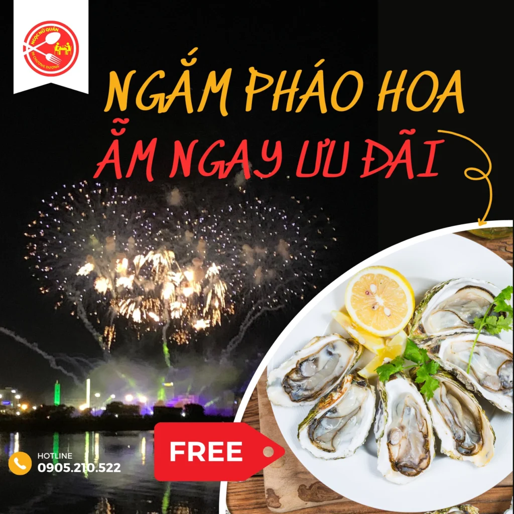 Ngắm pháo hoa ẵm ngay ưu đãi